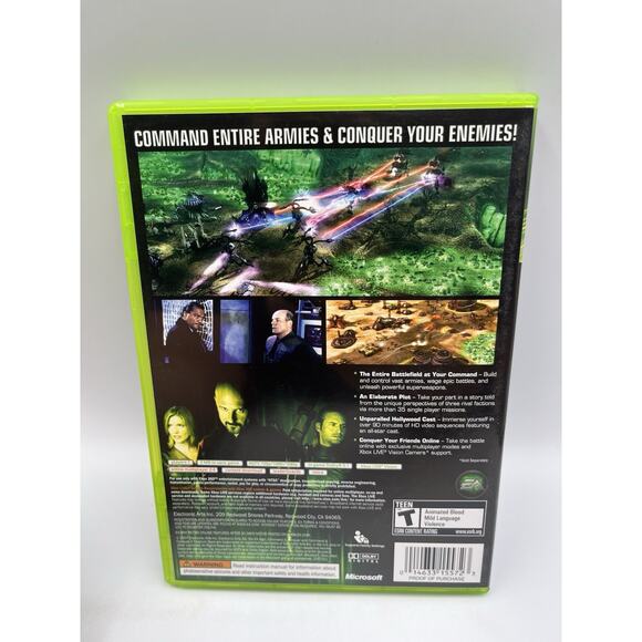 Command & Conquer 3: Tiberium Wars (Microsoft Xbox 360, 2007) CIB - Picture 4 of 7
